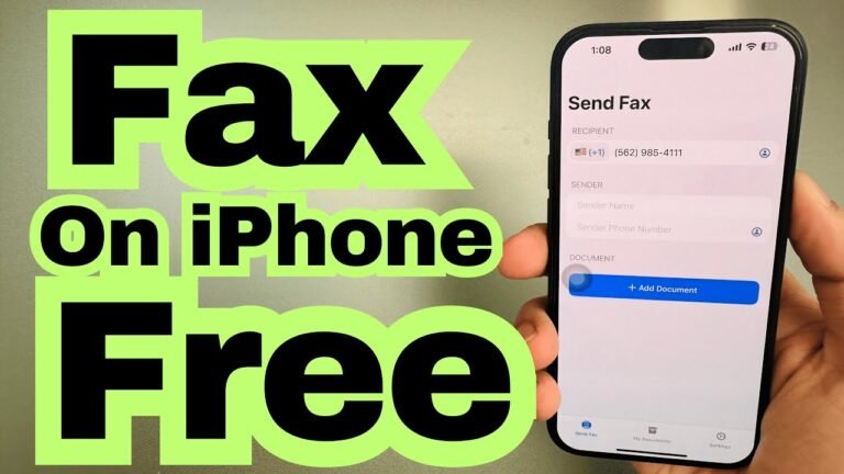 How to Send a Fax from iPhone: A Complete Step-by-Step Guide