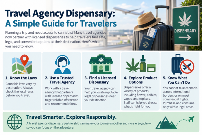 travel agency dispensary